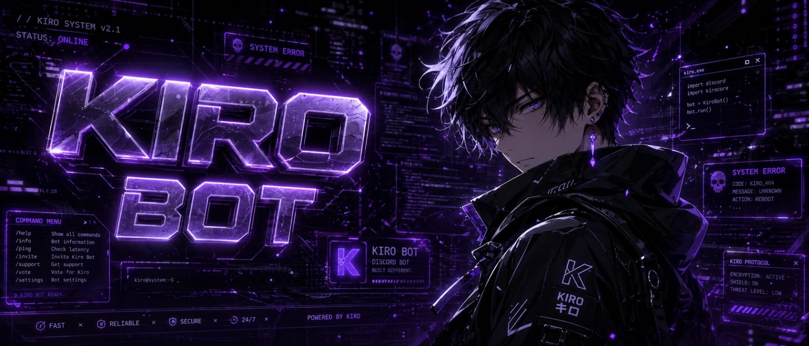 Arte Oficial do Kiro Bot